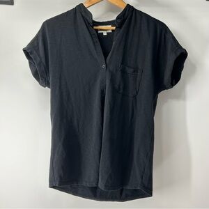 American Giant Charcoal Henley Shirt